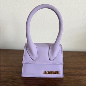 Jacquemus Lilac Mini Top-Handle Le Chiquito Bag